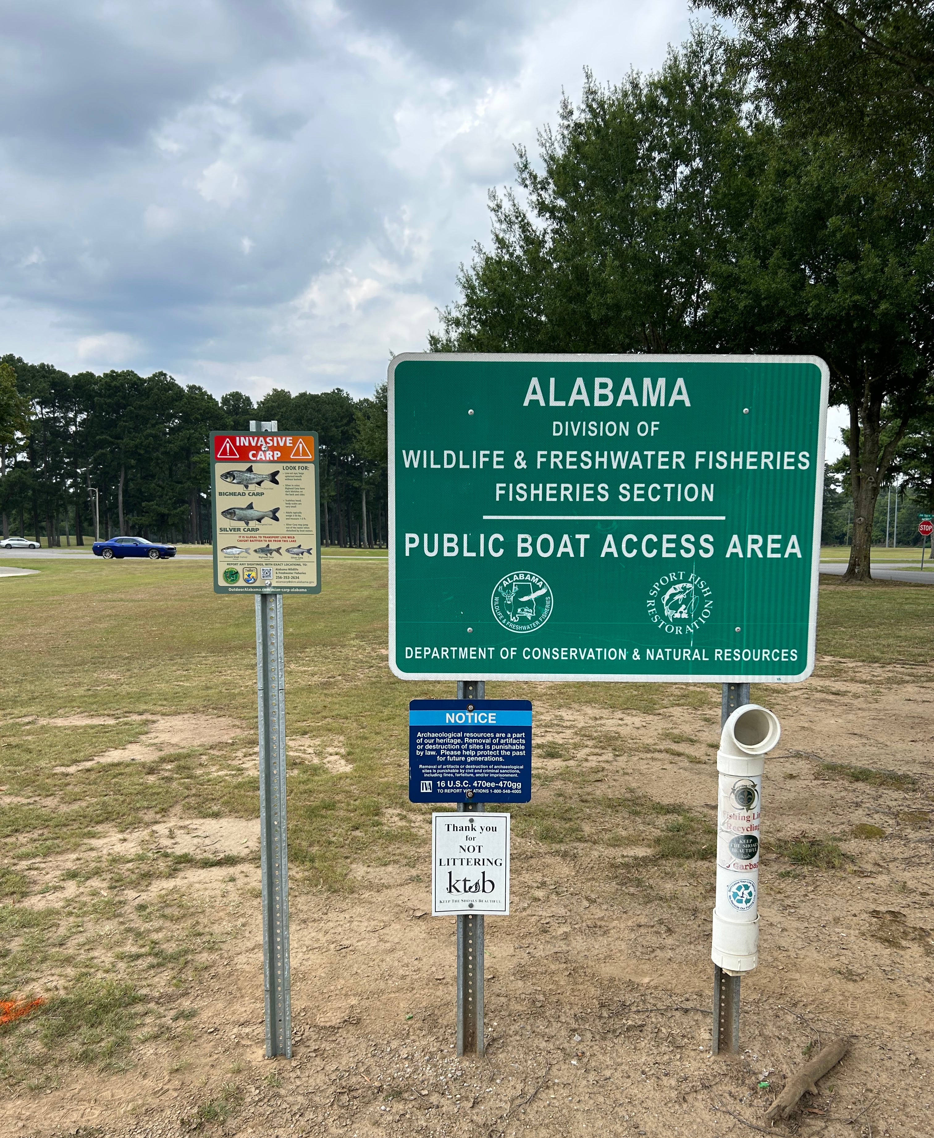 Invasive carp ID signs will be installed at all public boat ramps along the Tennessee River this fall