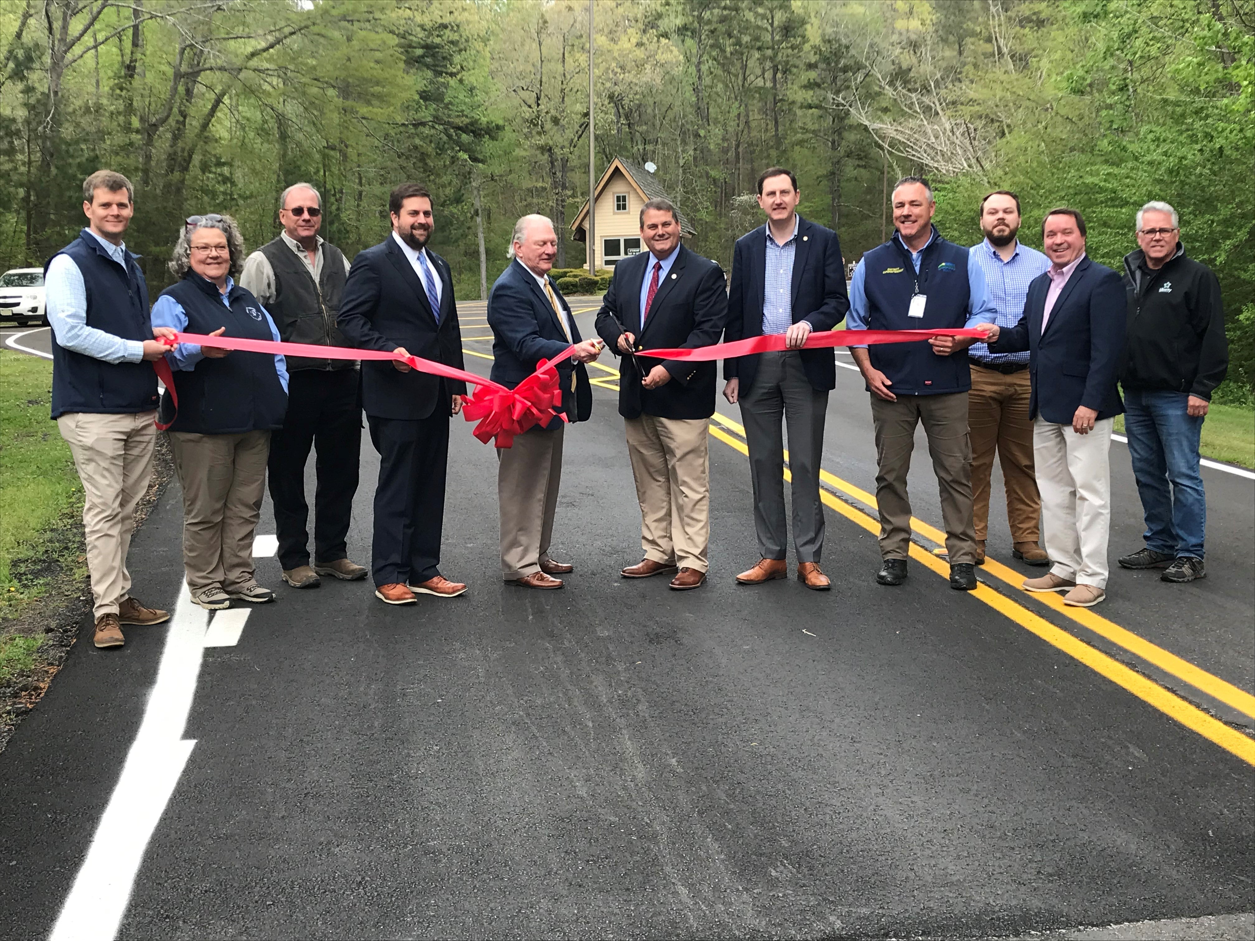 Roads and Parking Areas at Lake Guntersville State Park Paved with Longer-lasting Asphalt Made from Recycled Tires