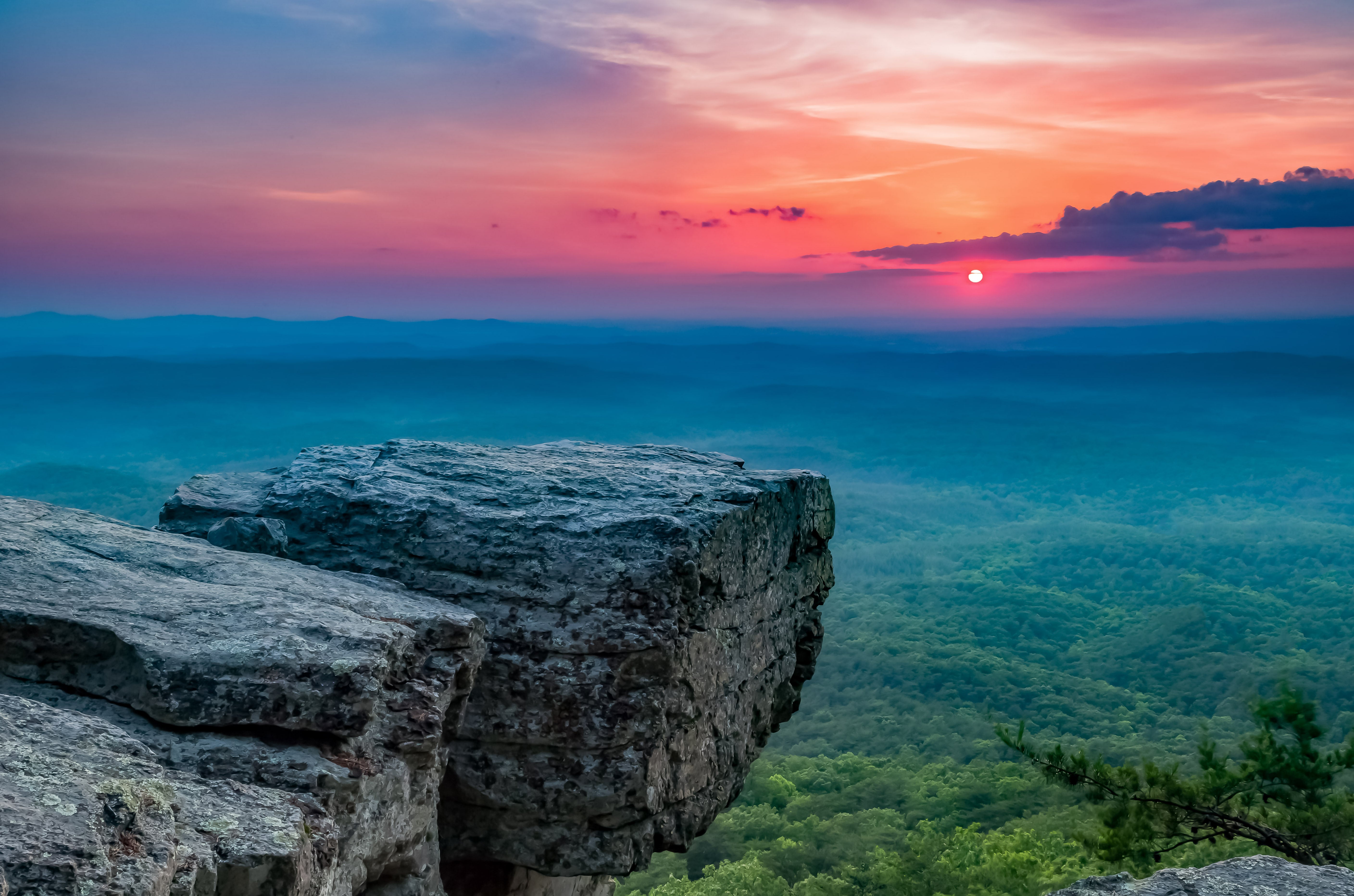 Photo: Pulpit Rock at Cheaha State Park by Mike Callahan 