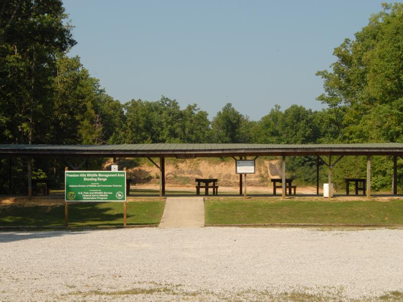 Freedom Hills WMA Shooting Range Outdoor Alabama