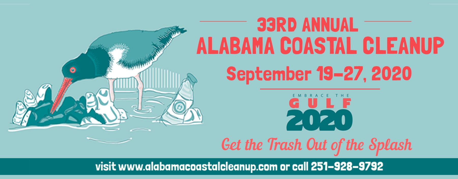 33rd Annual Alabama Coastal Cleanup Set for September 26
