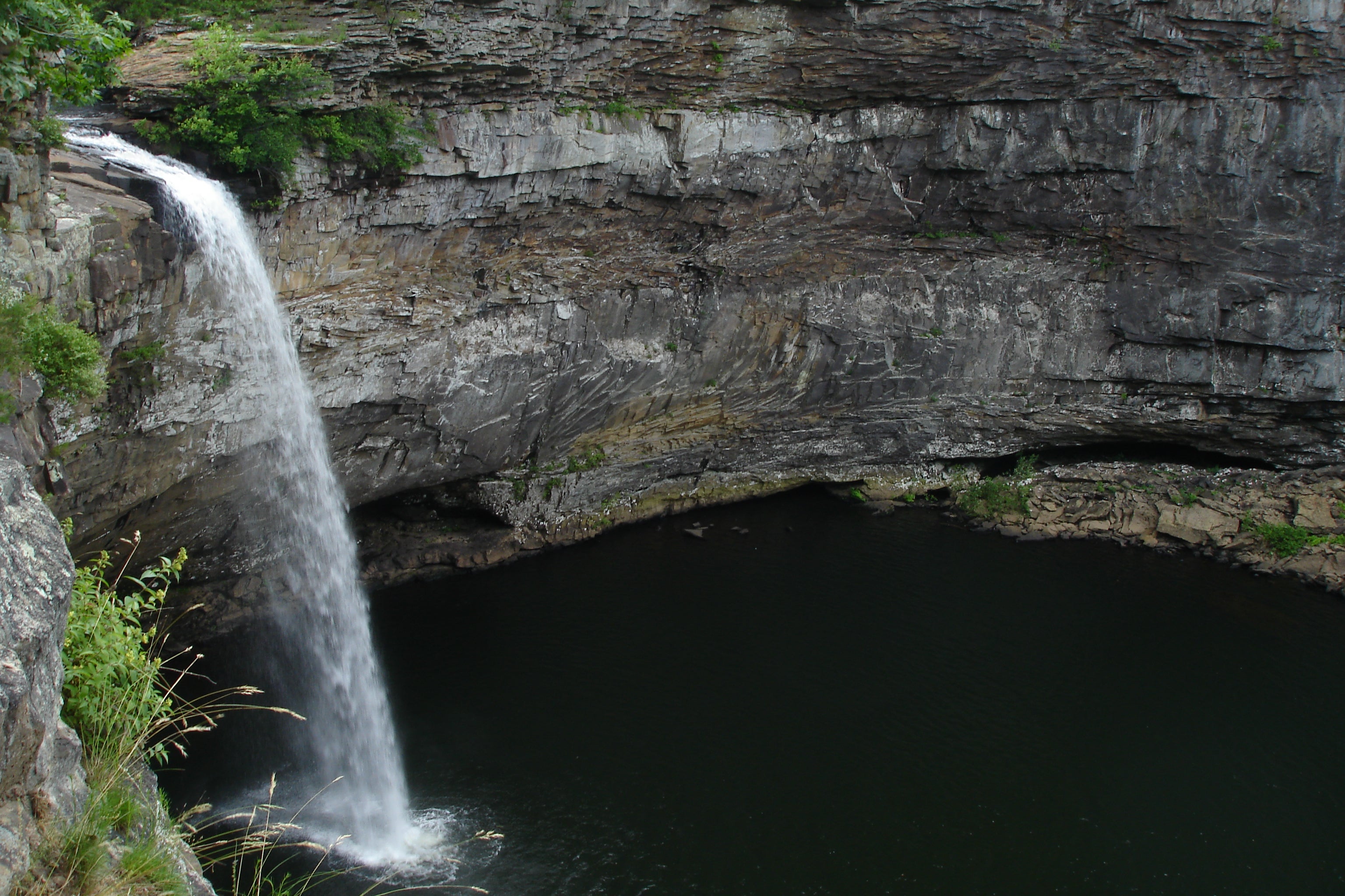 Scenic DeSoto Falls at DeSoto State Park near Fort Payne, Alabama