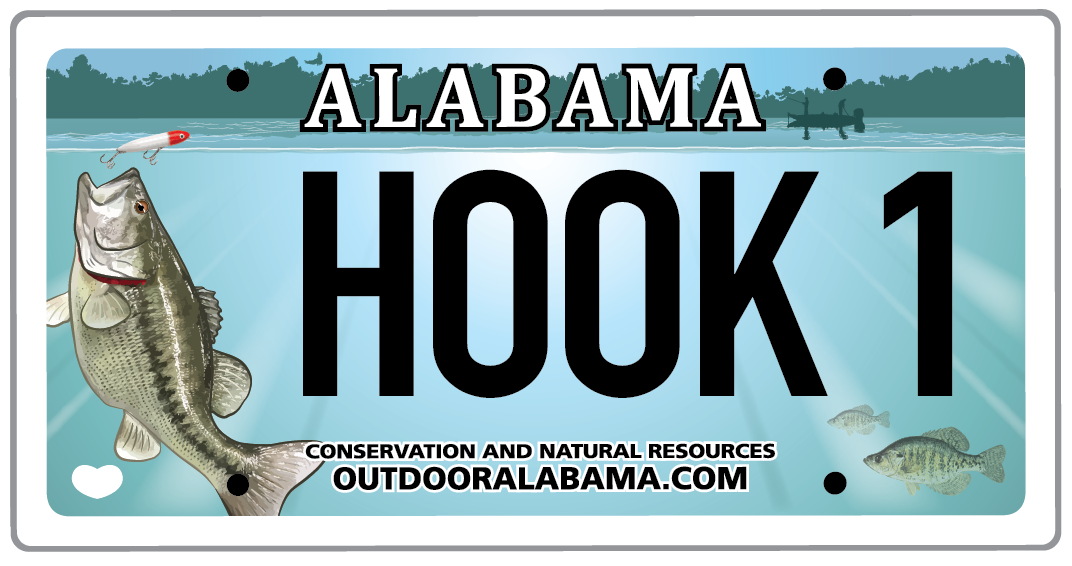 New Design of Freshwater Fishing License Plate Now Available