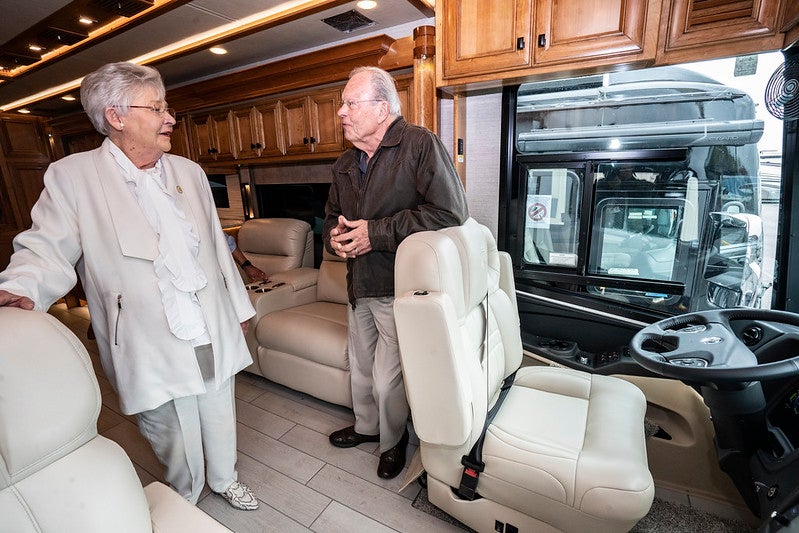 Governor Ivey tours custom motor home.