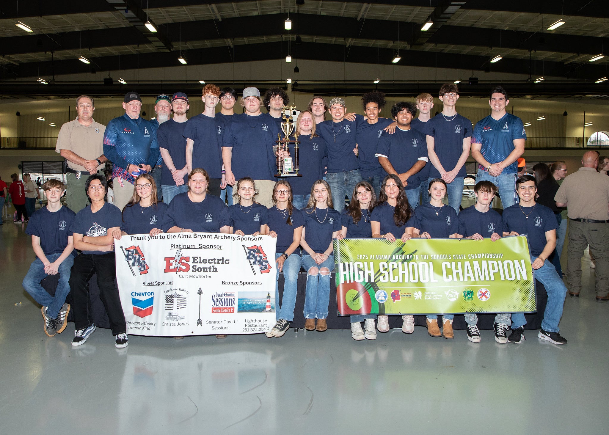 The Alma Bryant Hurricanes took the top spot in the High School Division of the 2025 NASP Alabama State Championship in Montgomery on April 3-4.
