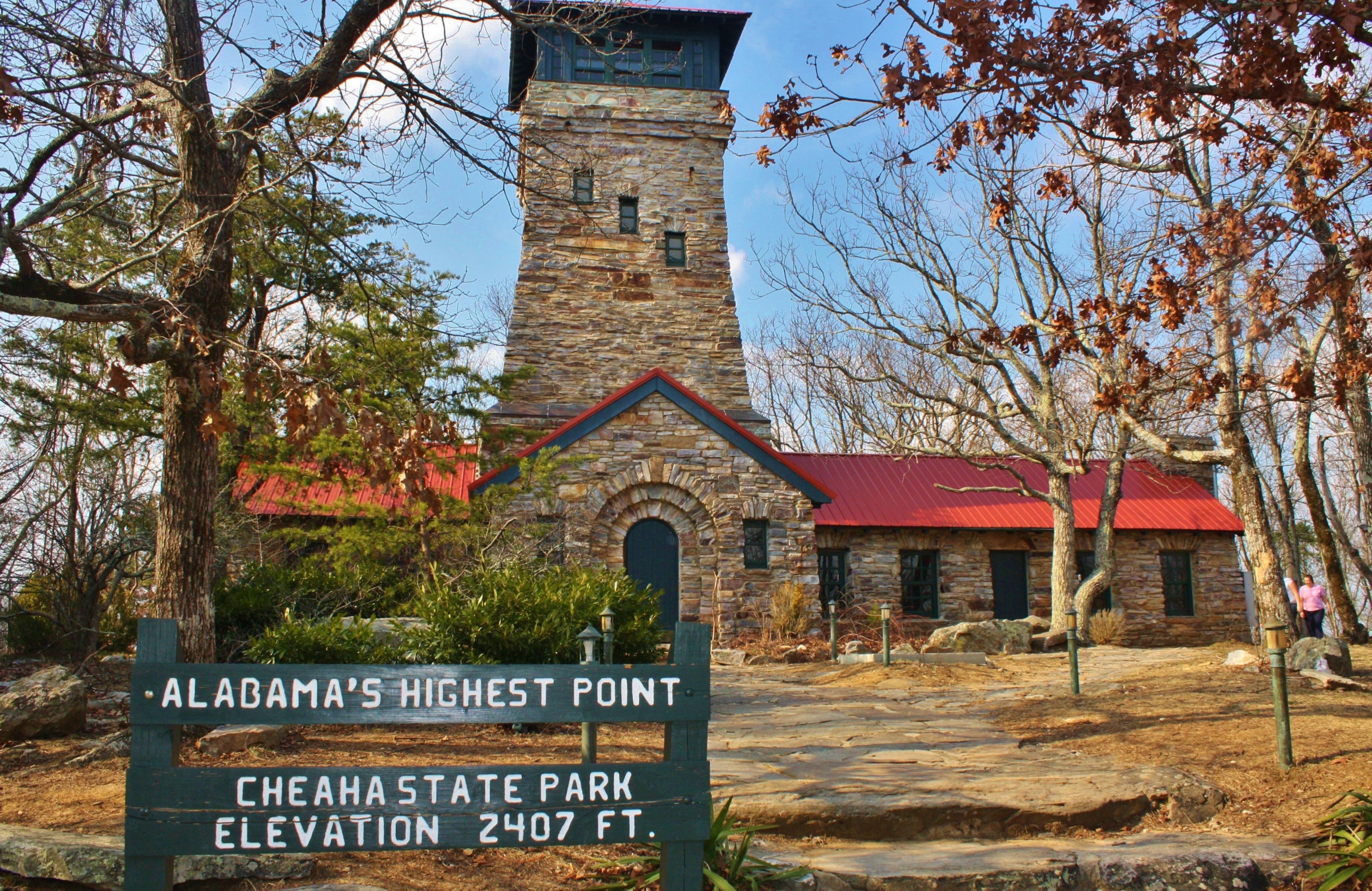 Cheaha's CCC museum is located inside Bunker Tower at the park. Photo by Justin Pollard.