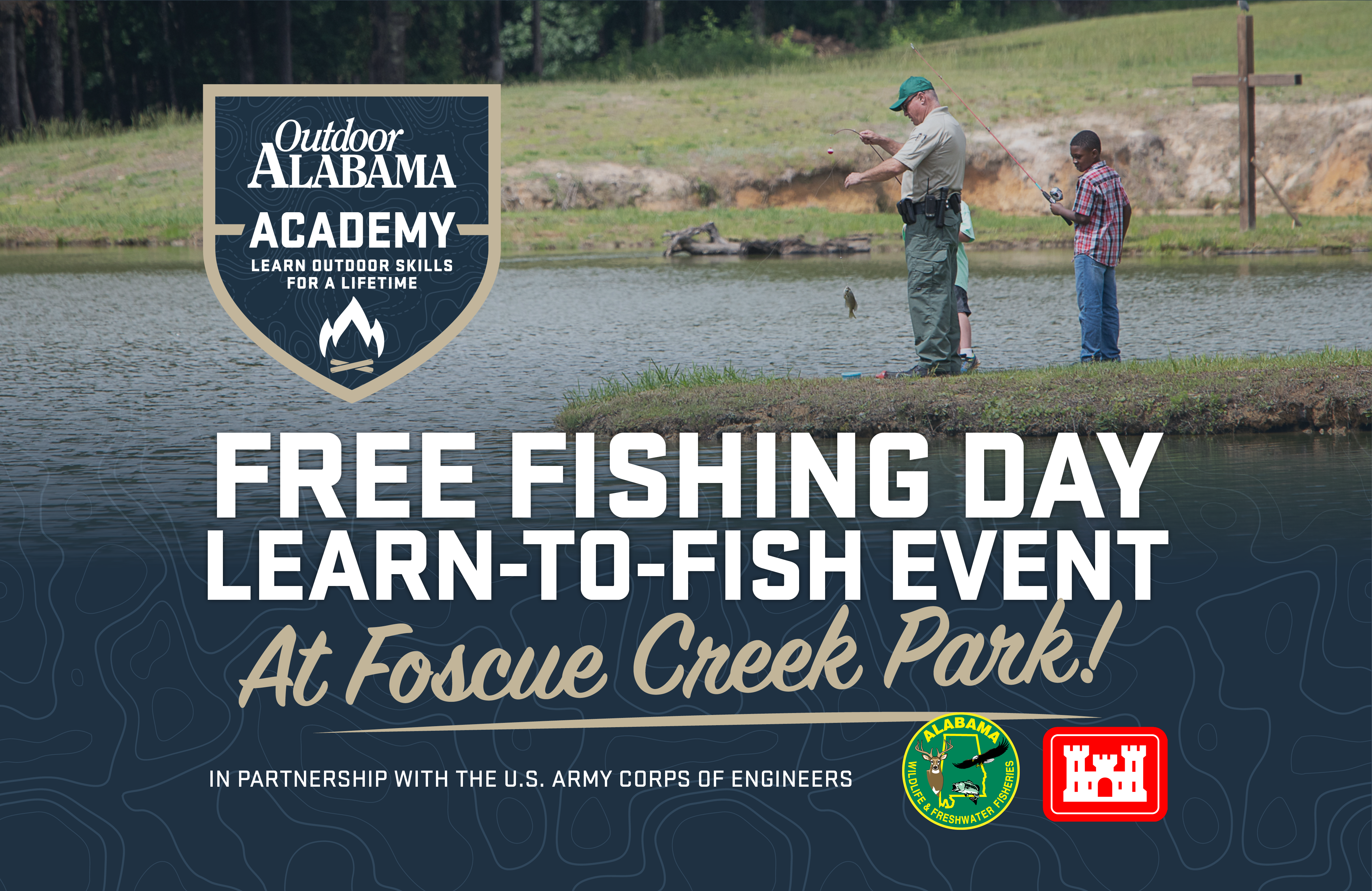 Free Fishing Day Learn-to-Fish Event at Foscue Creek Park