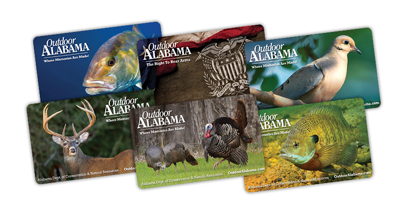 22-23 Outdoor Alabama Hard Card License