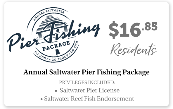 Annual Saltwater Pier Fishing Package