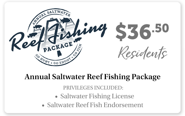 Annual Saltwater Reef Fishing Package