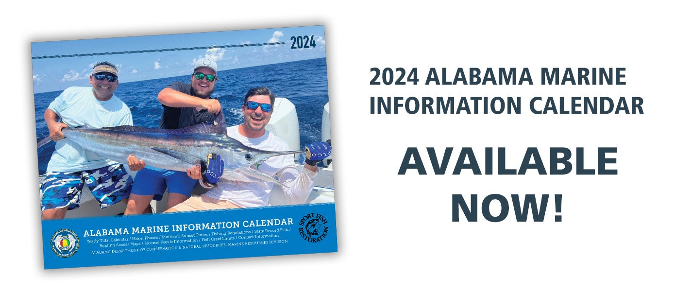 Alabama Fishing Calendar 2025