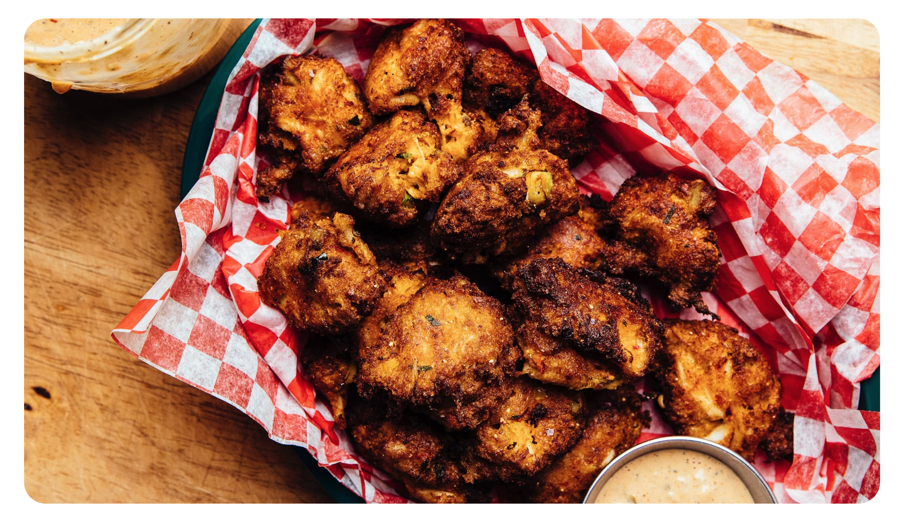 Chef Roscoe Hall's Deviled Crab Fritters