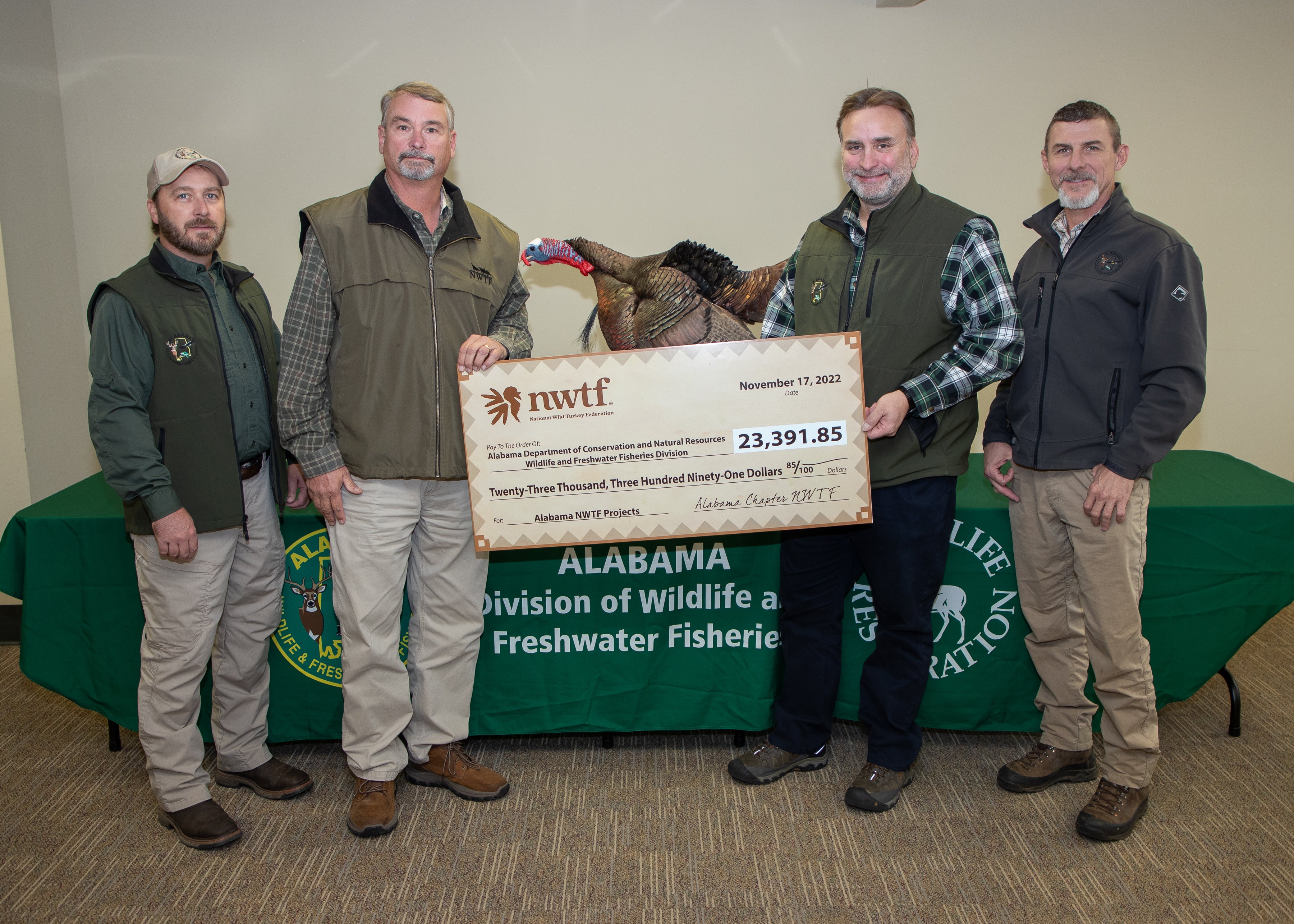 NWTF Donates More Than $143,000 for Wildlife Management