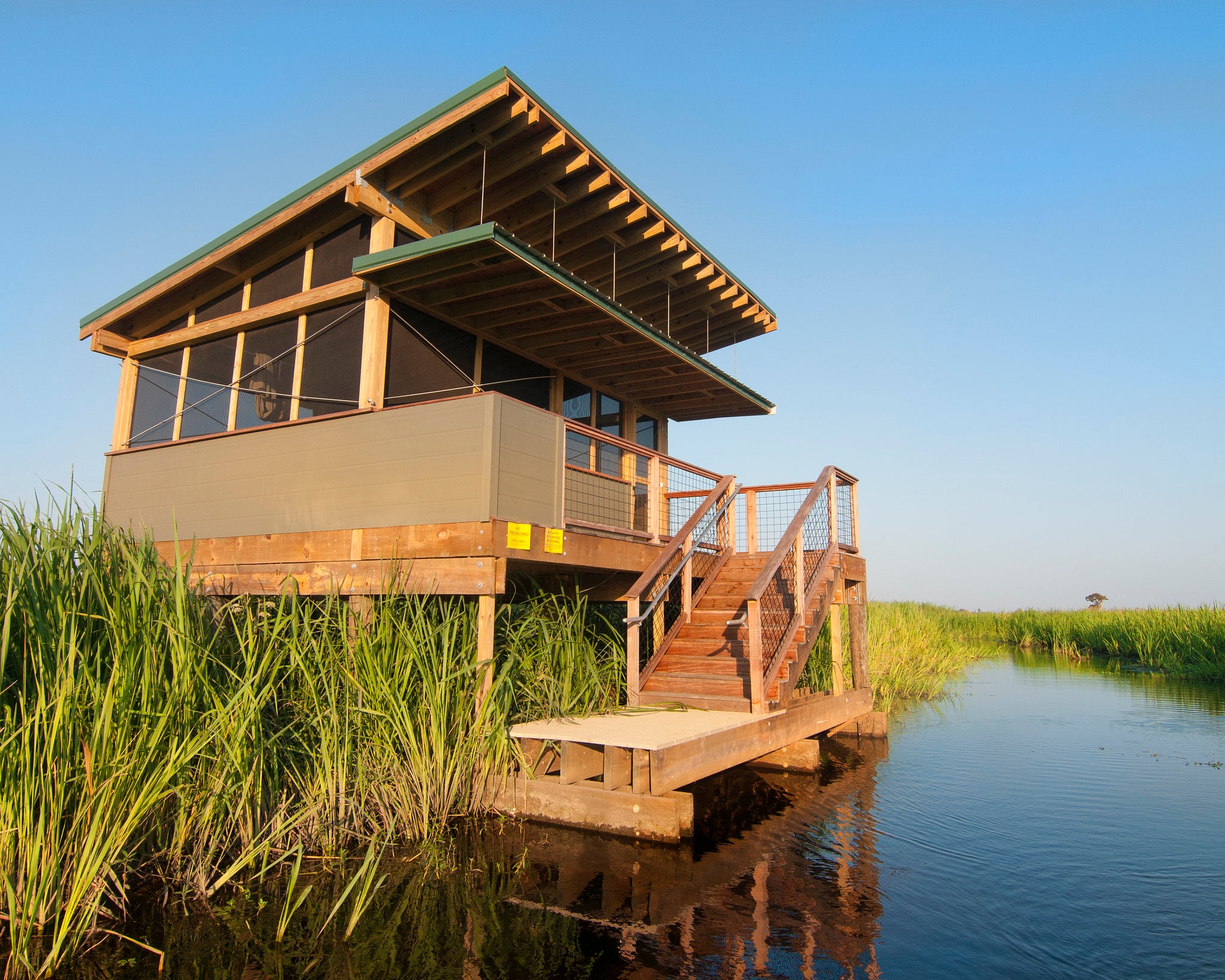 The Justins Bay, Mudhole Creek and Yancey Branch (pictured above) shelters are now available to reserve for overnight paddling trips on the Bartram Canoe Trail.