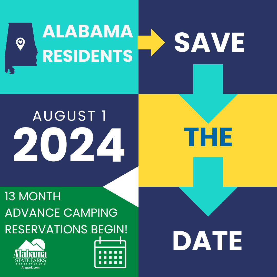 Alabama residents to get early access when booking stays at Alabama State Parks’ Campgrounds